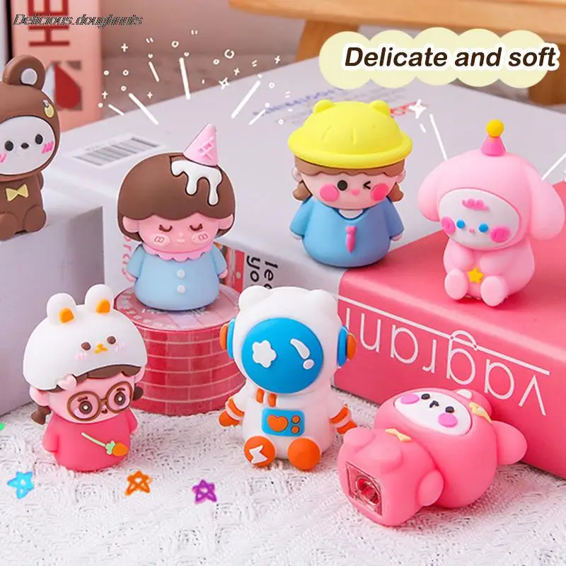 

1pc Portable Creative Cute Pencil Sharpener Cartoon Cute Mini Pencil Sharpener Kindergarten Prize Small Pencil Sharpener Gift