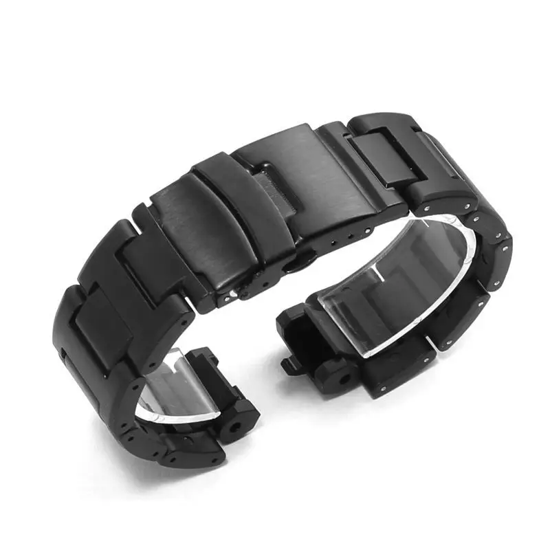Watch bracelet  For Casio PROTREK PRW-6000 6100 3000 3100 black plastic steel mountaineering watch strap
