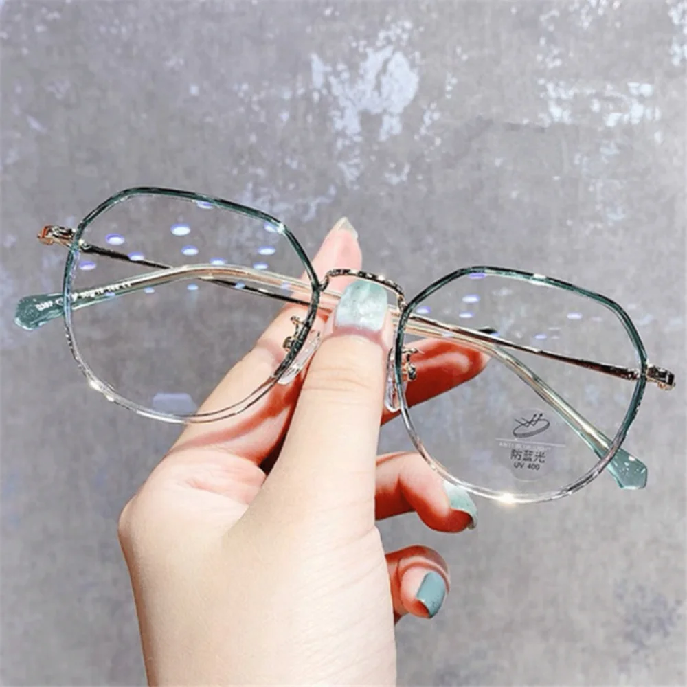 

Finished Myopia Glasse Women With Minus Degree Round Nearsighted Eyewear Diopter -0.5 -0.75 -1.25 -1.5 -2.0 -2.5 -3.0 to -6