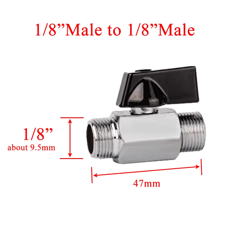 mini valvola a sfera in acciaio inossidabile 304/316 BSP NPT valvola a sfera a 2