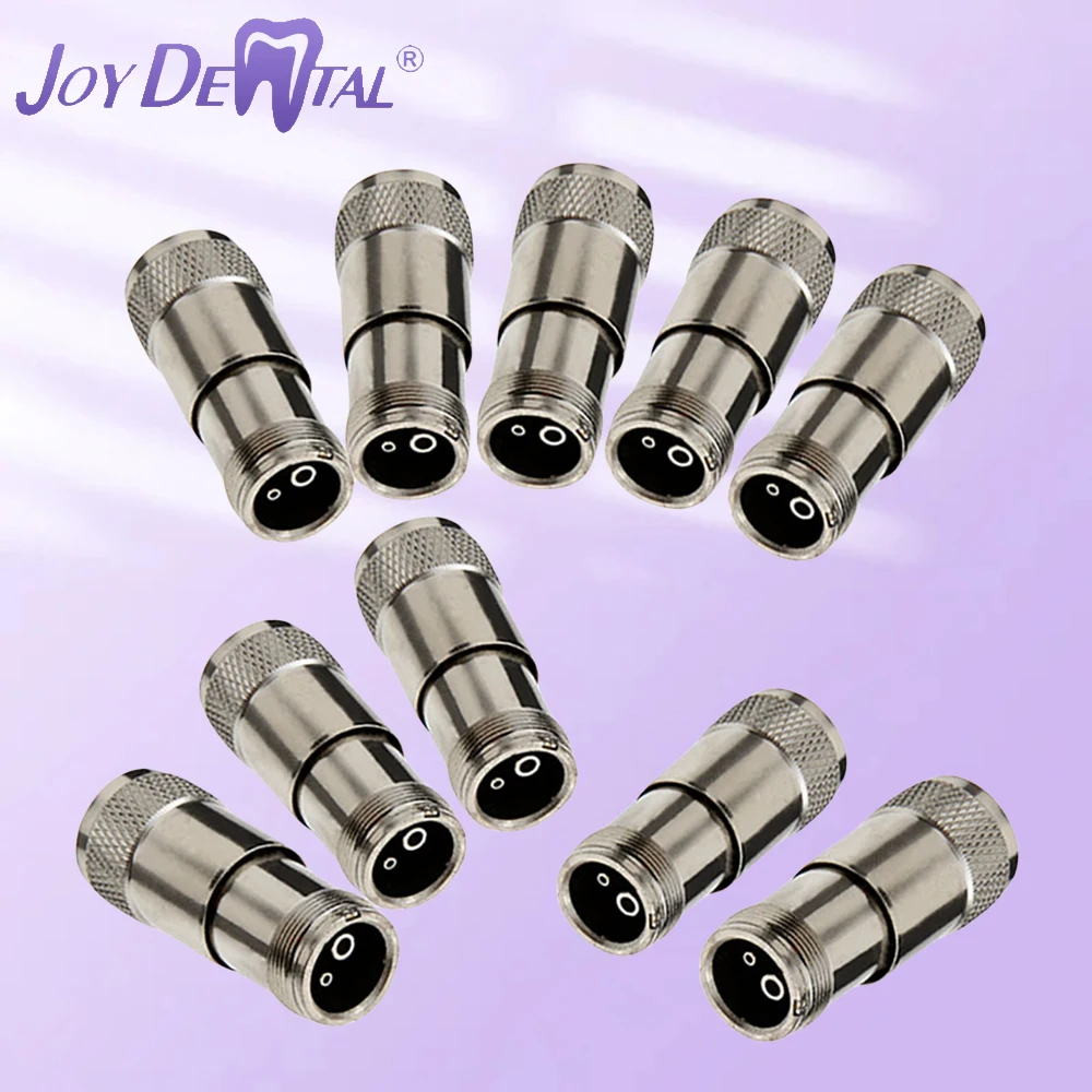 

10 Pcs/Pack JOY DENTAL 2/4 Holes Changer Turbine Adapter for Dental High Speed Handpiece Connect Tool