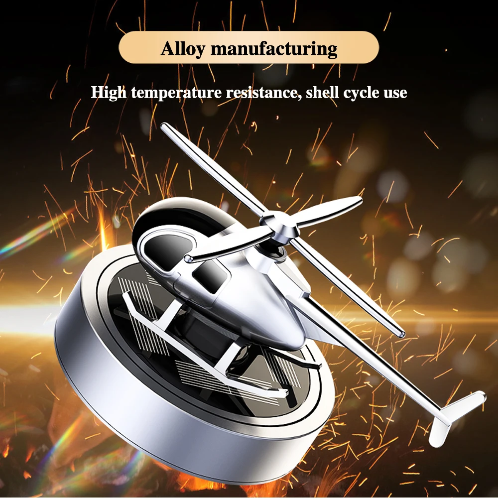 Solar Car Air Freshener Helicopter Fragrance Auto Flavoring Supplies Interior Accessories Propeller Rotating Perfume Diffuser 3 Solar Car Air Freshener Helicopter Fragrance Auto Flavoring Supplies Interior Accessories Propeller Rotating Perfume Diffuser 3