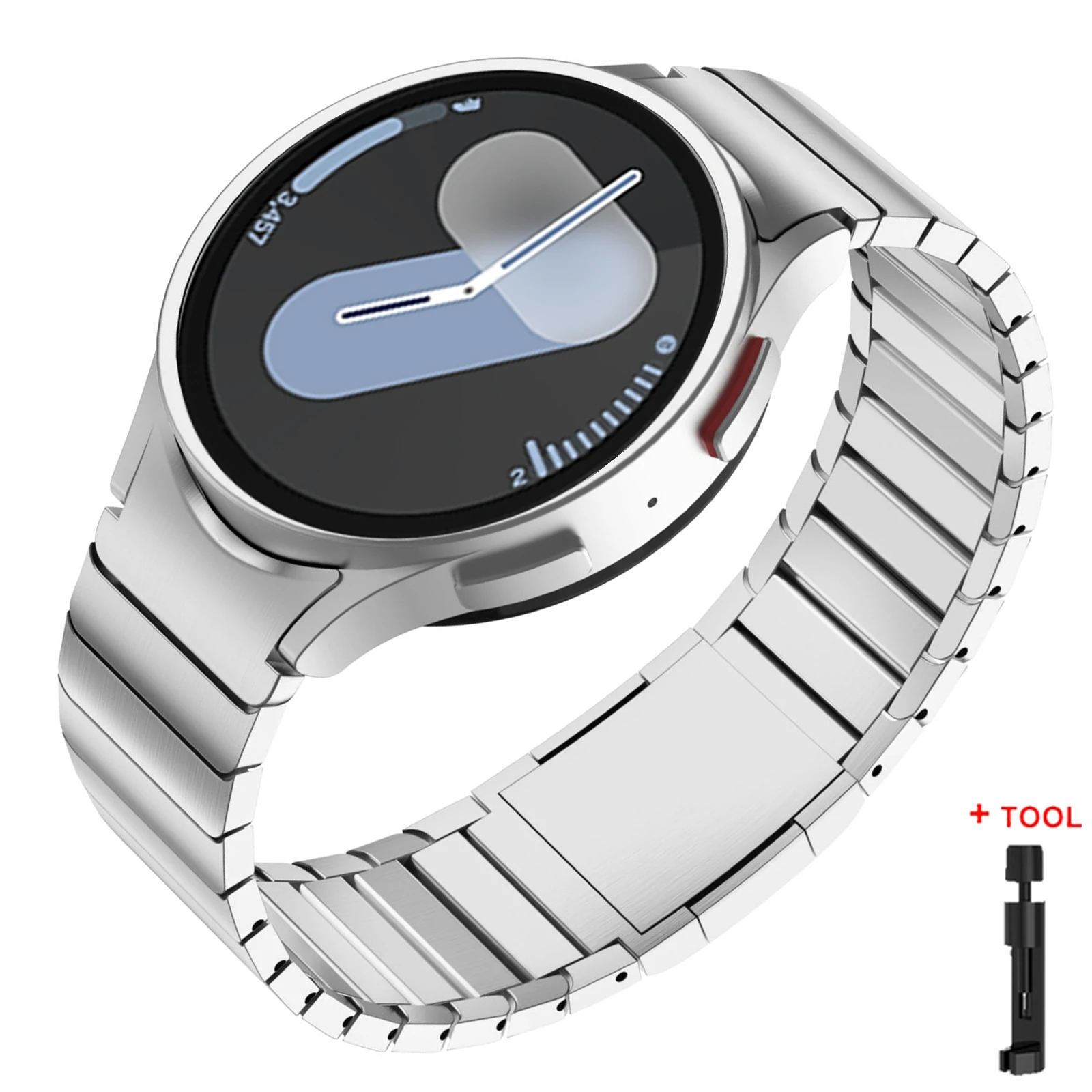 Premium Stainless Steel Magnetic Watch Strap, No Gaps Design