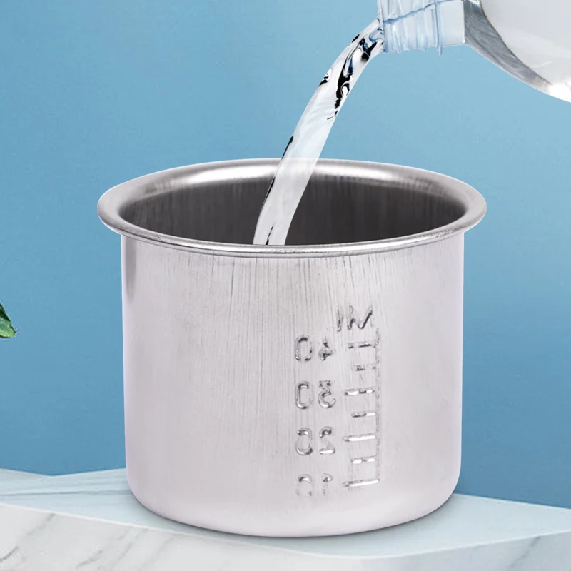 

Стоматологический мерный стакан со шкалой 40 мл, маленький медицинский стакан из нержавеющей стали, лабораторный мензур, инструменты для стоматологии