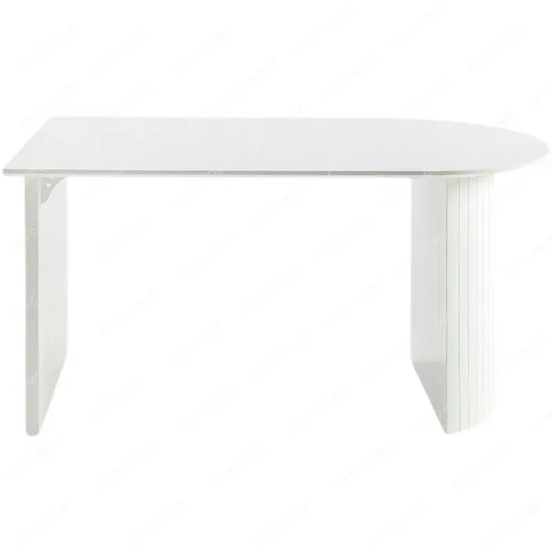 

Nordic Solid Wood Dining Table Simple Modern Small Apartment Light Luxury Desk Designer Personality Dining Table Combination