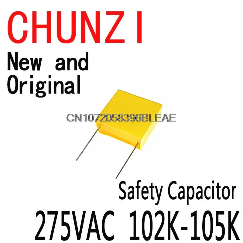 

50PCS New and Original 10Values*5PCS X2 Safety Capacitor Package Electronic Component Package 275VAC 102K-105K