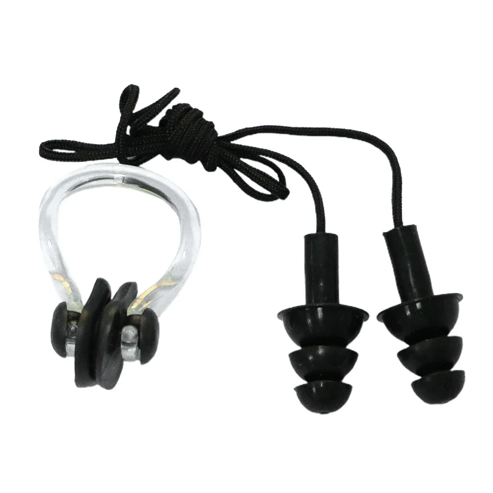 

Набор мягких берушей и зажимов для носа, 6 цветов, легкий силикон, высокая производительность, высокое качество, практичный бренд, Новинка