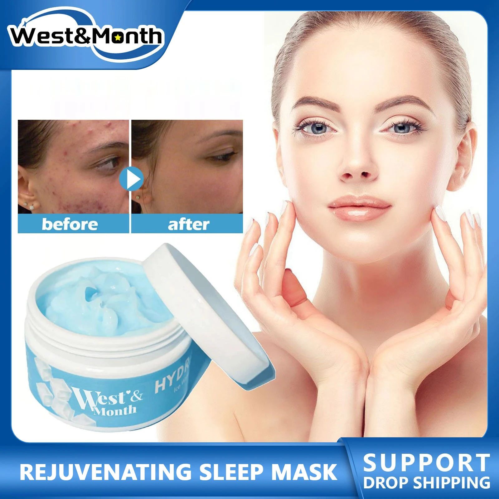 

Rejuvenating Sleep Mask Hydrates Moisturizes Skin Without Being Sticky Facial Mask Deeply Cleans Pores Restores Dry Dark Spots