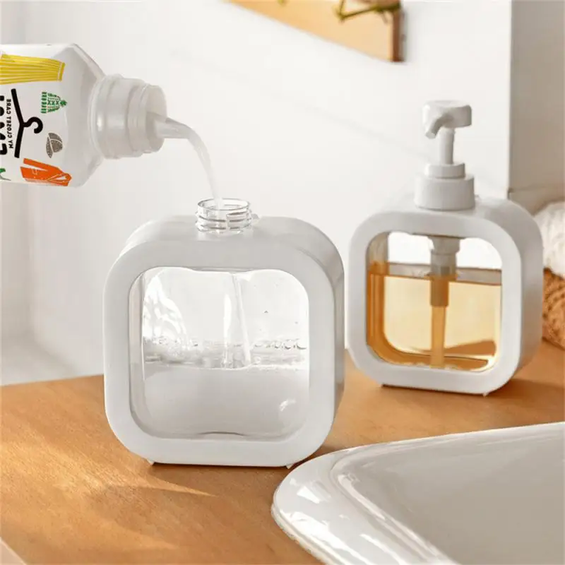 300/500/750/100ml Soap Dispenser Liquid Lotion Hand Pump Soap Dispenser Refillable Shampoo Bottle Plastic Hand Soap Dispenser 6