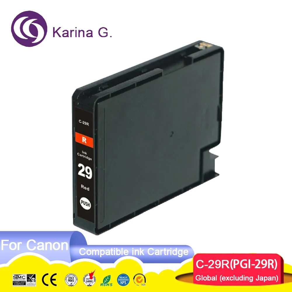 PGI-29 PGI29 PGI 29 C-29 Premium Color Compatible InkJet Ink Cartridge for Pixm