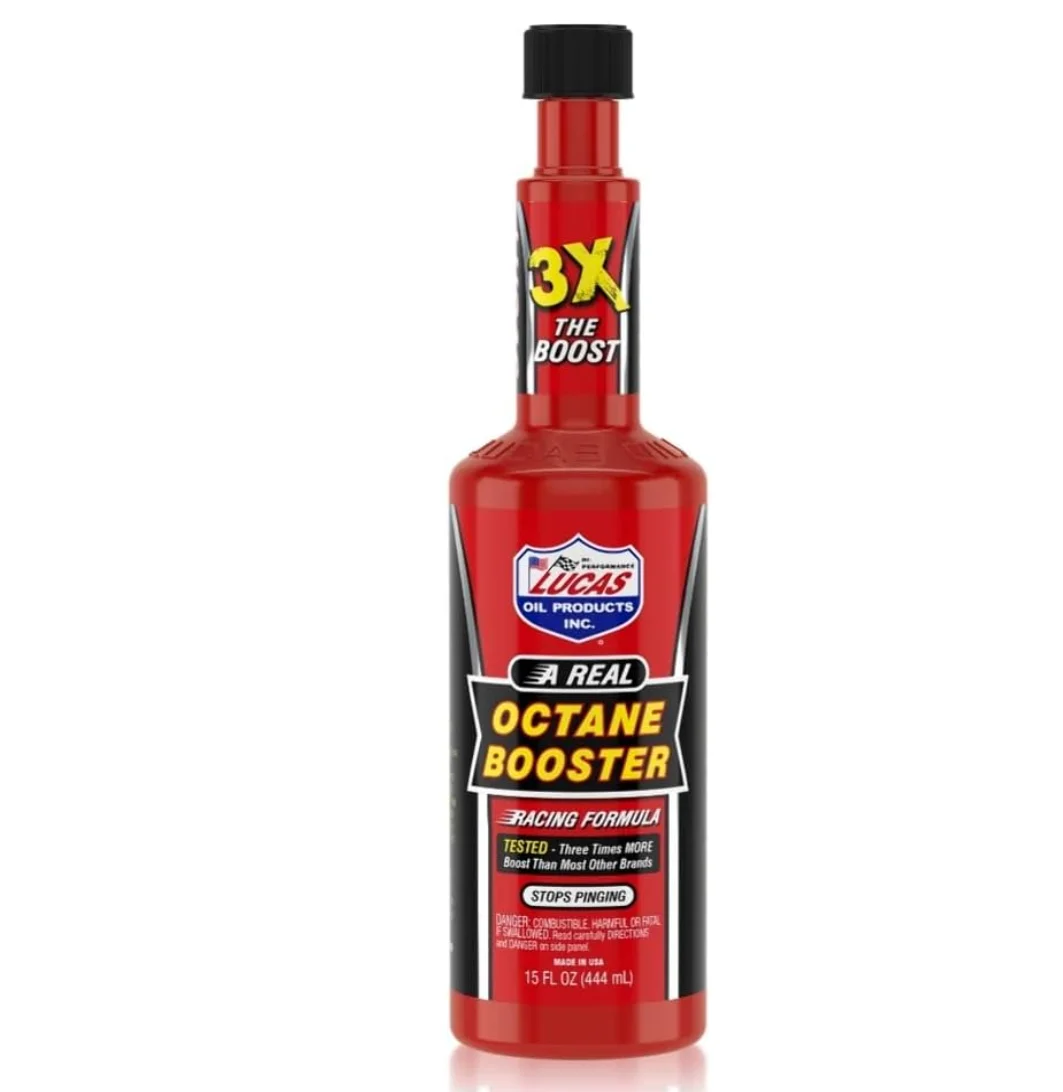 Lucas Oil 10026 12-Piece/Case 15 oz. Bottle Octane Booster Fuel Treatment Fluid octane booster