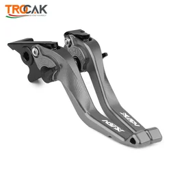 Enhanced Adjustable CNC Short Brake and Clutch Levers for Motorcycles (2025 Model) (Grey)