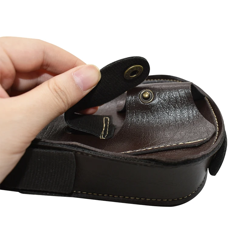 20/10/5 Pcs Caccia Fionda Sacchetti In Pelle Microfibra Con Fori