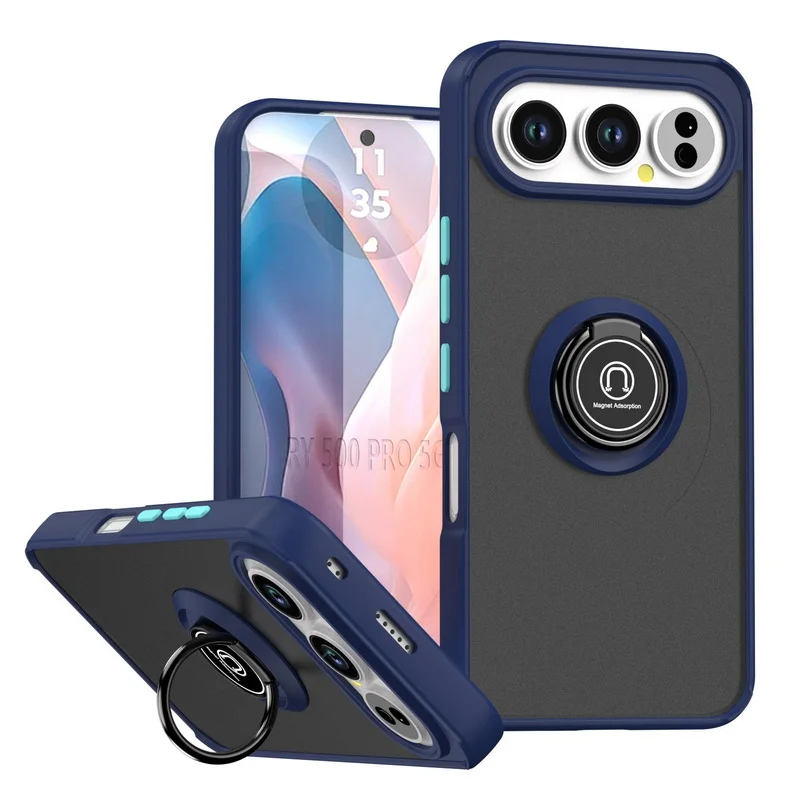 Rotatable Bracket Case with Finger Ring Car Holder Cover