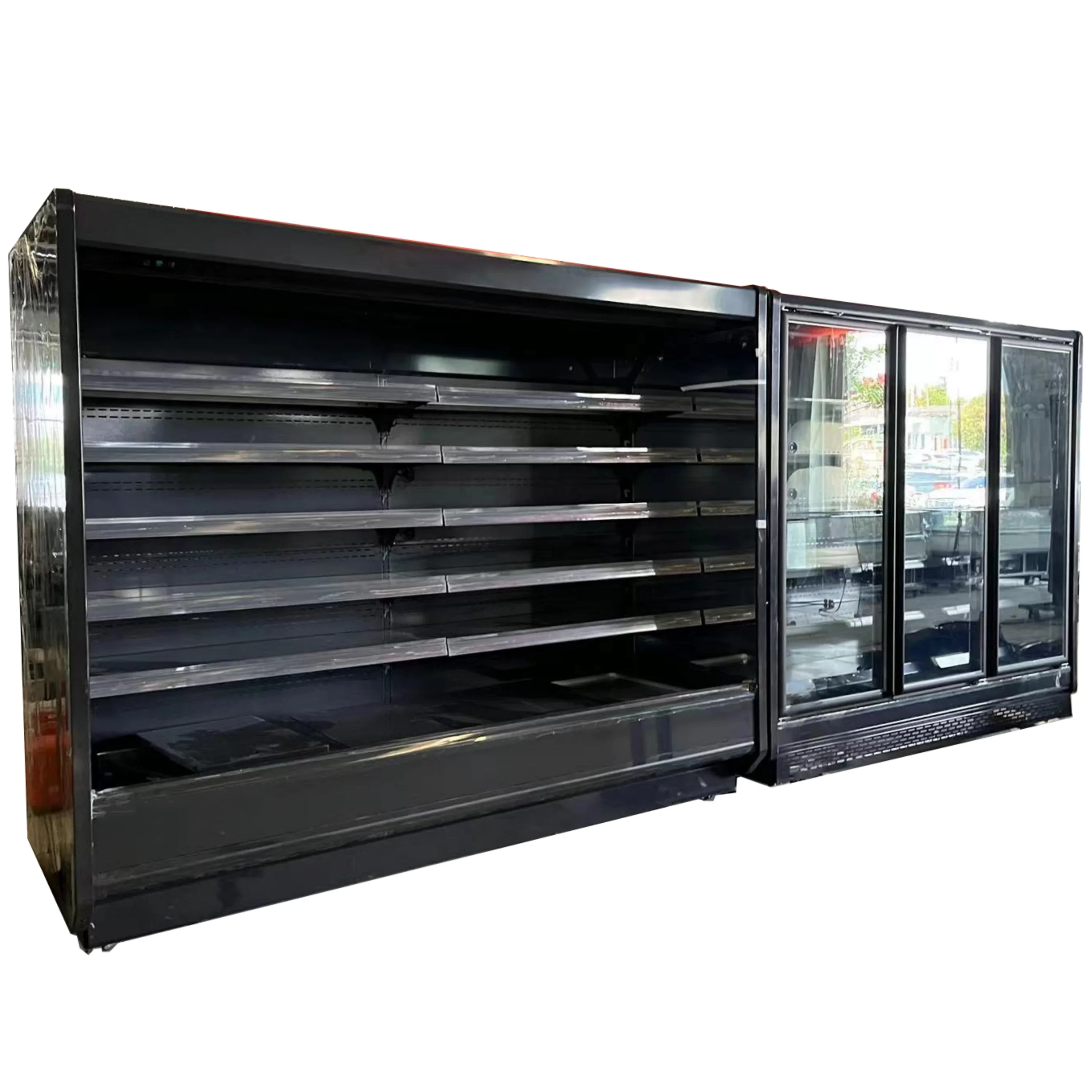 Commercial Fridge For Fruits And Vegetables Display Chiller Supermarket Equipment - Image 2