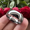 2/3/4/5/6/7/8/10MM Big Men Ring Women Tungsten Wedding Band Shiny Forever High Polished Classic Dailylife Gift Jewelry 3