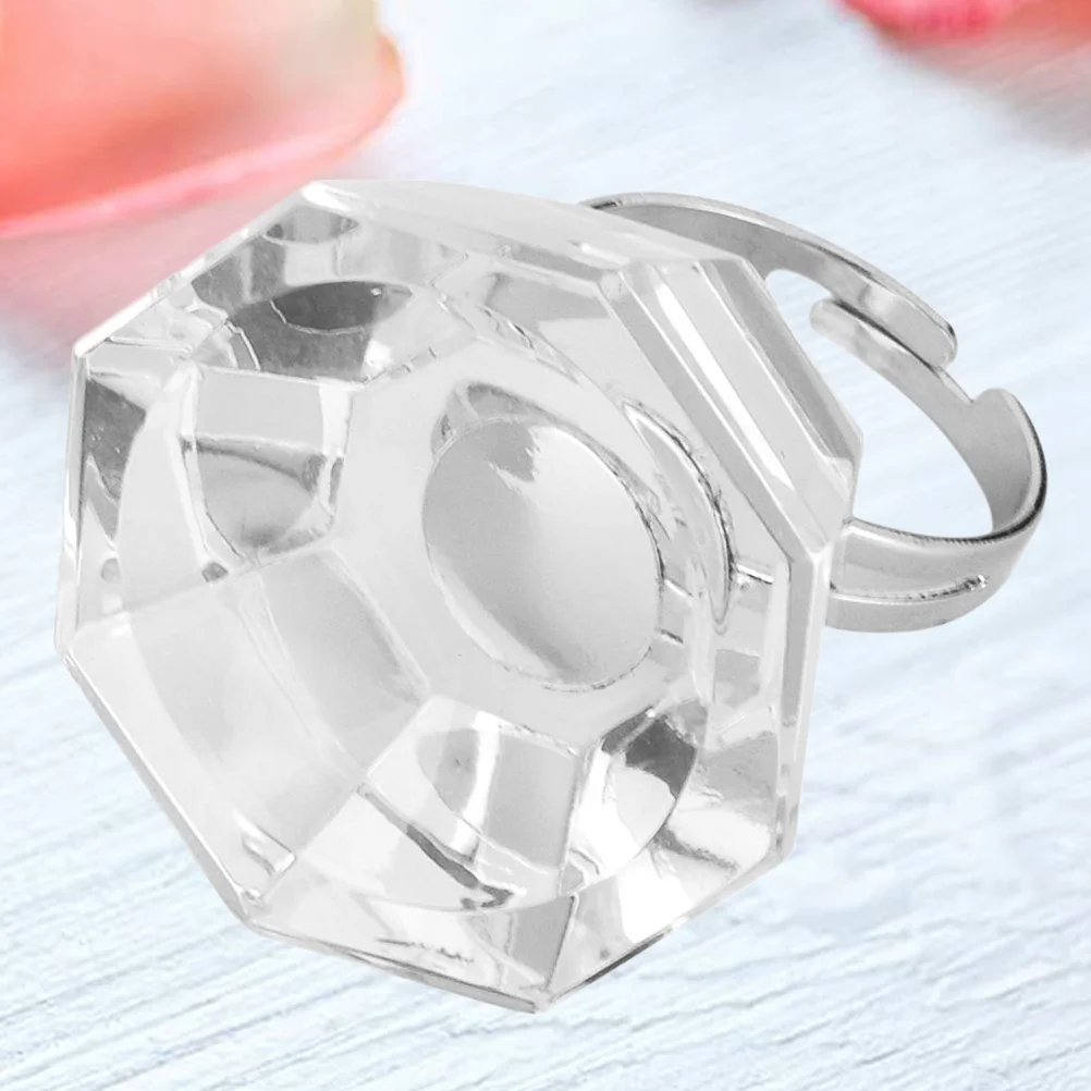 

Ink Cup Pigment Container Makeup Eyelash Tool Ring Holder Large and Luxurious