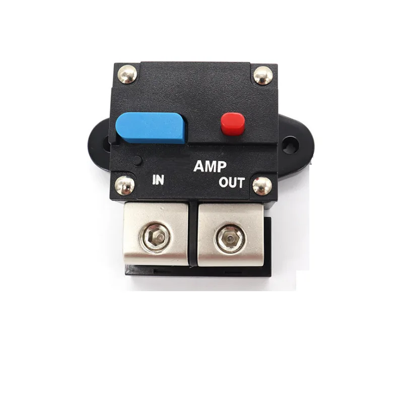 50A 60A 80A 100A 150A 200A 250A 300A Resettable Circuit Breaker 12V-48V Self Recovery Manual Reset Button for Car Audio circuit breaker resettable fuse