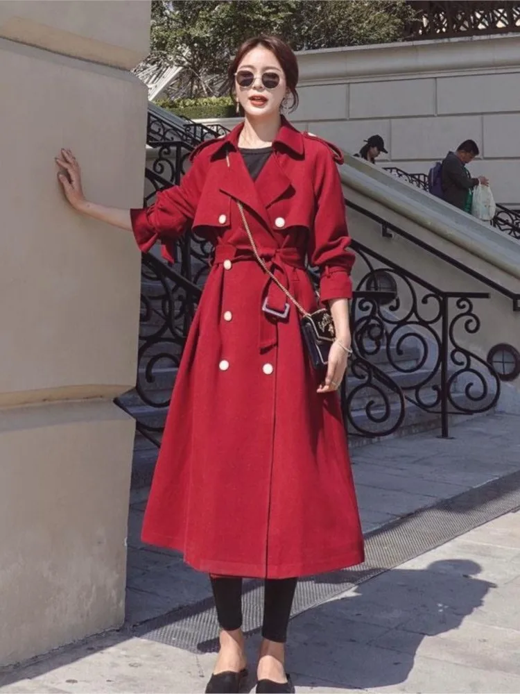 Red Coat Outfit Abrigo Rojo Largo Outfit Abrigo Rojo Largo SALSA