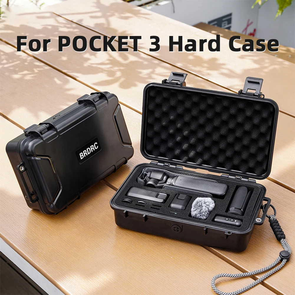 For DJI Osmo Pocket 3 Hard Carrying Case Portable Storage Bag Waterproof Explosion-proof Handbag Carrying Bag Camera Accessories