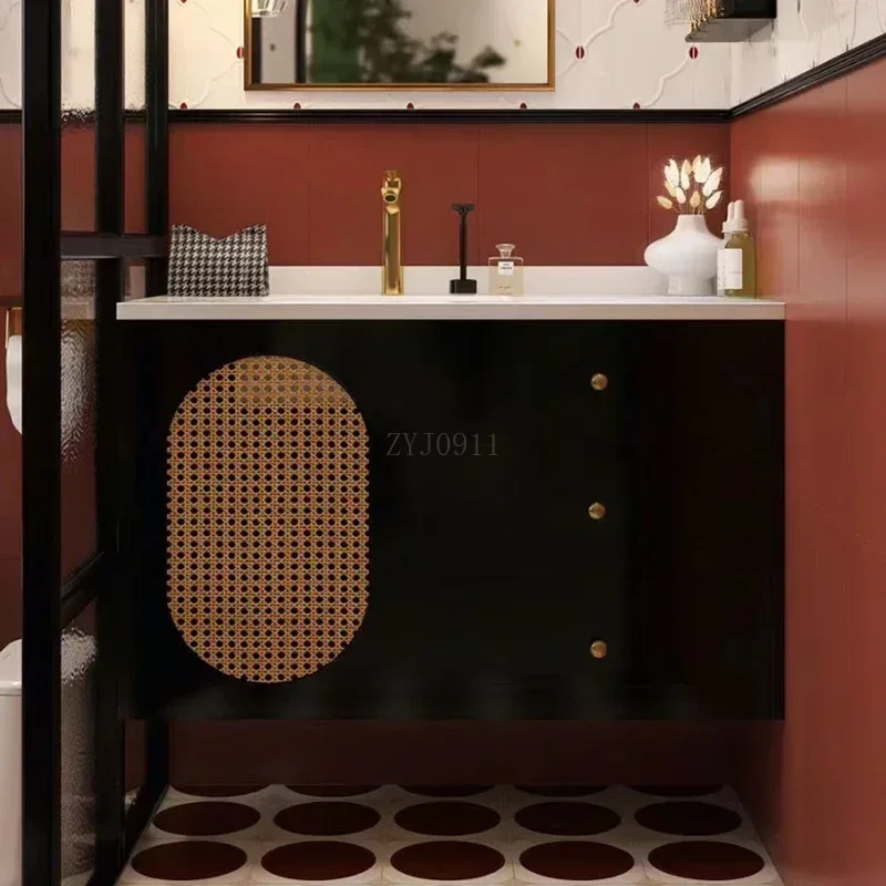 Narrow Furniture Closed Storage Toilet Cabinet Bathroom Sink Base Kitchen Sink Multifunction Home Maquillaje Pommeaux De Douche
