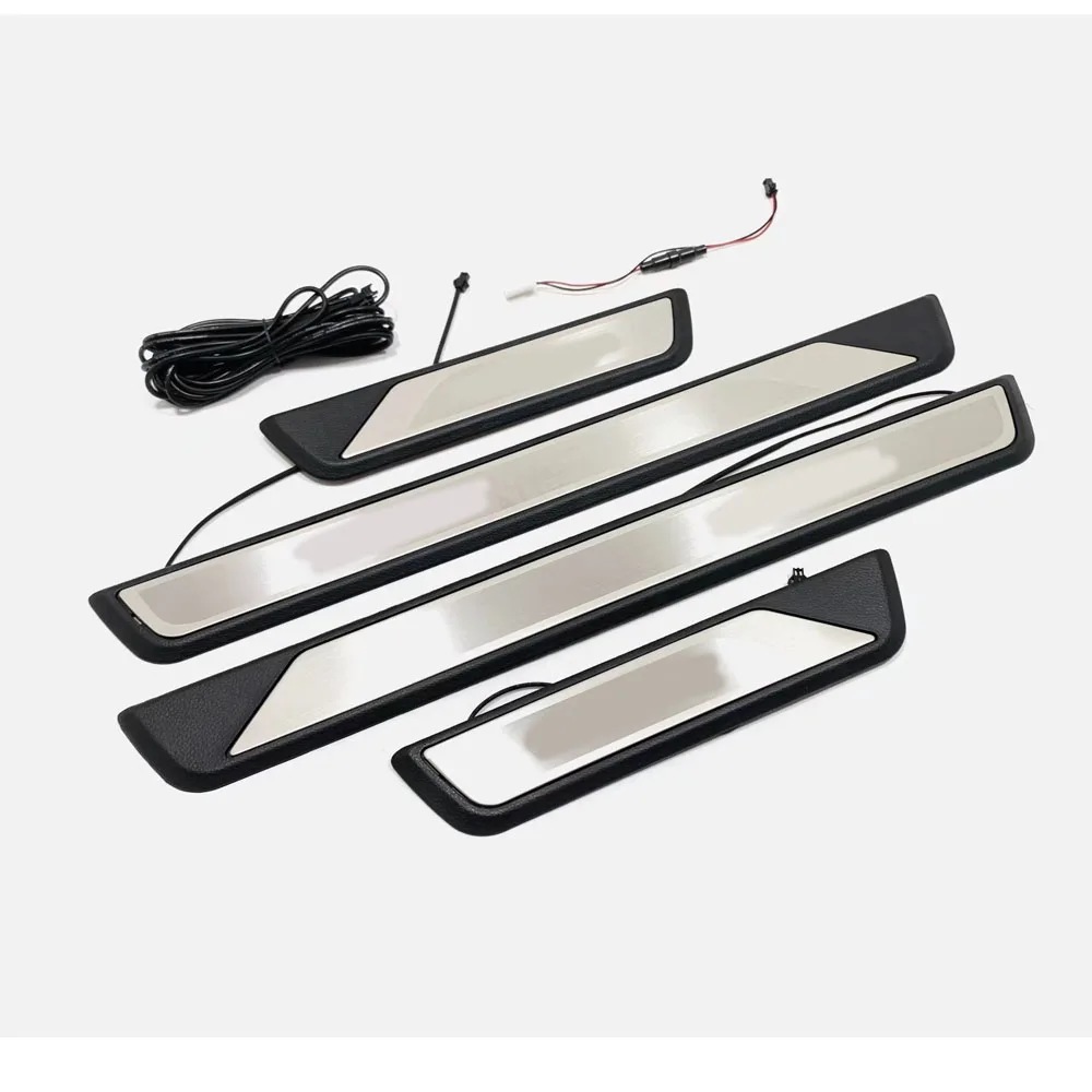 External Door Sill Scuff Plate Covers Trim For Honda Civic 11th Gen 2022  2023 2024 Stainless Steel Decoration Accessories 4Pcs - AliExpress