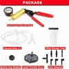 Hand Held Vacuum Pump Tester Brake Bleeder Kit Brake Clutch Fluid Bleeding Tool Set with Adapters for Motorcycle Automotive tool 3