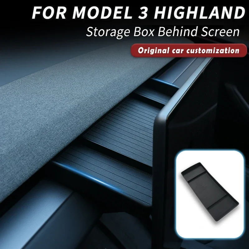 For Tesla Model 3 Highland 2024 Center Console Organizer Tray Storage Box  Interior Accessories - AliExpress