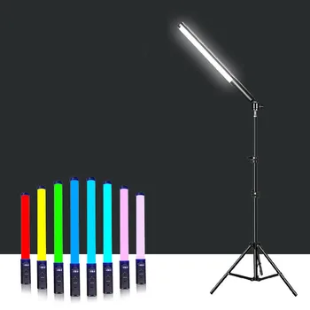 50CM RGB 스틱 라이트 완드 핸드 헬드 튜브 라이트 충전식 조명 LED 비디오 라이트, CRI 95 2000mAh 사진 스튜디오 램프