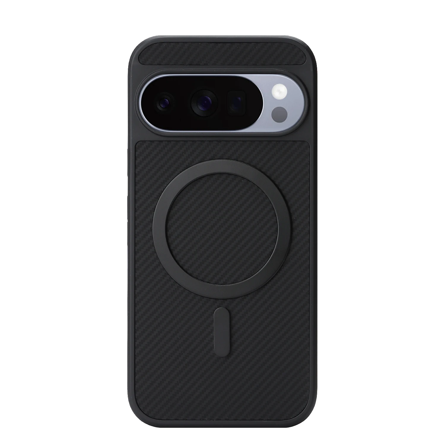 Carbon Fiber Patterned Leather Business Phone Case - Anti-Drop Protective Cover