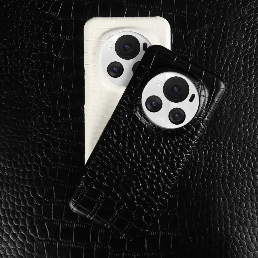Premium Genuine Leather Phone Case - Elegant Cowhide Back Cover