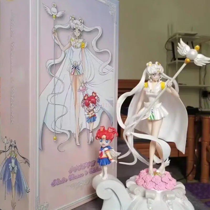 Sailor Moon Knight Action Figure PVC para Crianças, Universo Ordem Cena  Modelo, Gk Figure Toys, Presente de Natal, 37cm