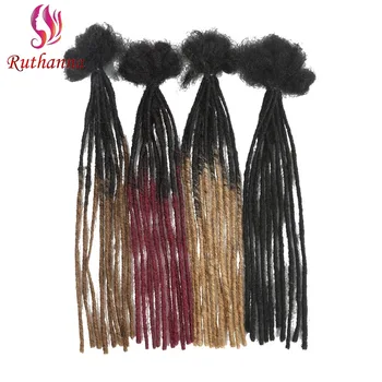 0.2cm locks Extensions Handmade Dreadlocks Human Hair Afro Dreadlocks Extensions Brazilian Real Human Hair For Women/Men 1