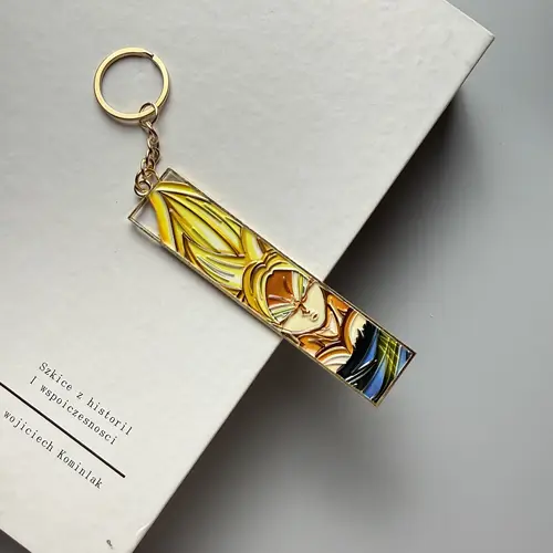 Anime Metal Hollow Out Keychains Bookmark Cute Jet Manga Fashion Bag Key Tag Jewelry Accessory Key Ring Holder Gift Anime - Image 38