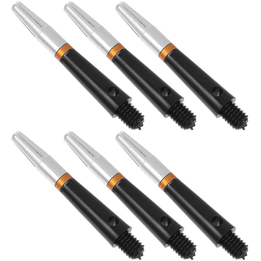 

6 Pcs Dart Shaft Replaceable Rods Professional Poles Thread Parts Shafts Replacement Replacements Major Convenient