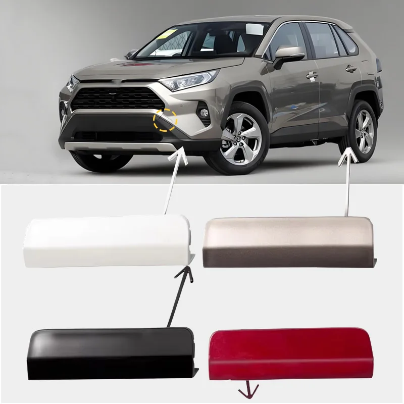 Car Bumper Trailer Cover Front Bumper Tow Hook Cover For Toyota RAV4 RAV 4 Trailer Eye Cap Lid
