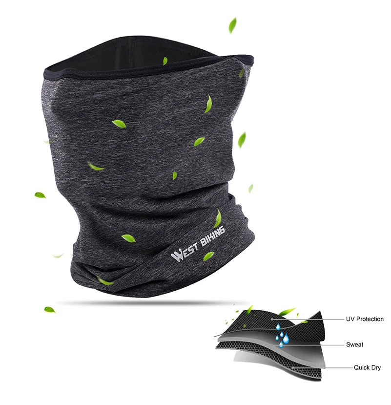 Summer Cool Bandana High Elastic Breathable Hiking Cycling Running Tube Scarf Half Face Mask Men Women WEST BIKING