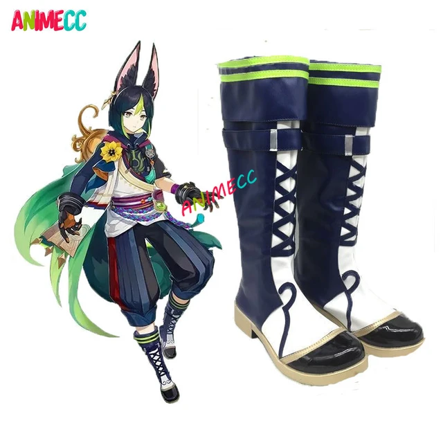 CoCos-SSS Game Genshin Impact Tighnari Cosplay Costume Genshin Impact  Sumeru Strider Verdant Tighnari Cosplay Costume and Wig