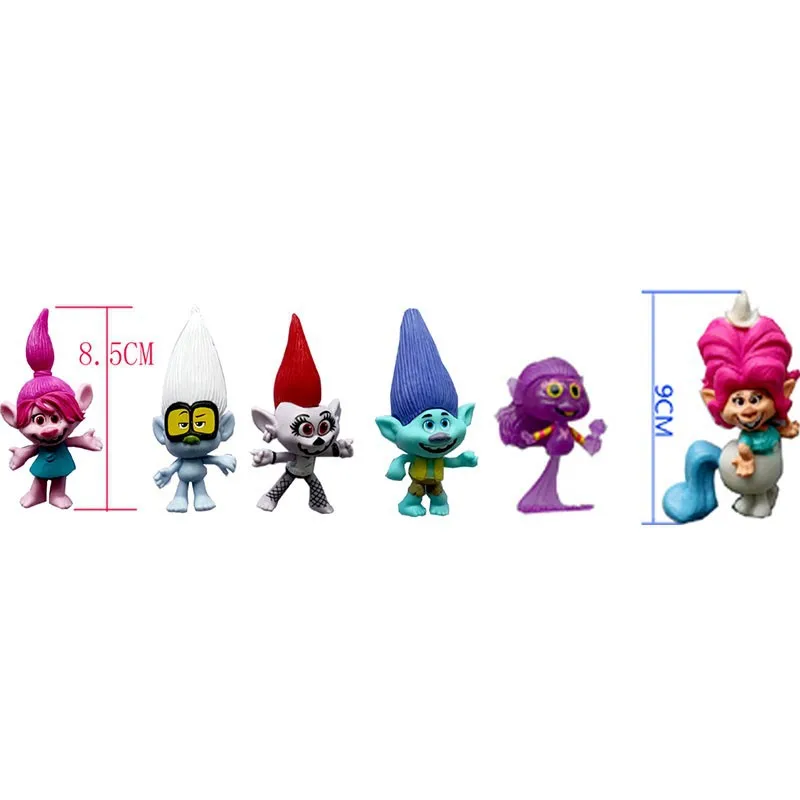 Elfo mágico Trolls bebé feo Troll Bobby Branch muñeca figura - Main Image