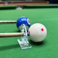 Billiard Stick Stroke Exerciser Billiards Cue Accessories 5 Holes Clear Aiming Helper Stable Portable Pool Cue Stroke Trainers