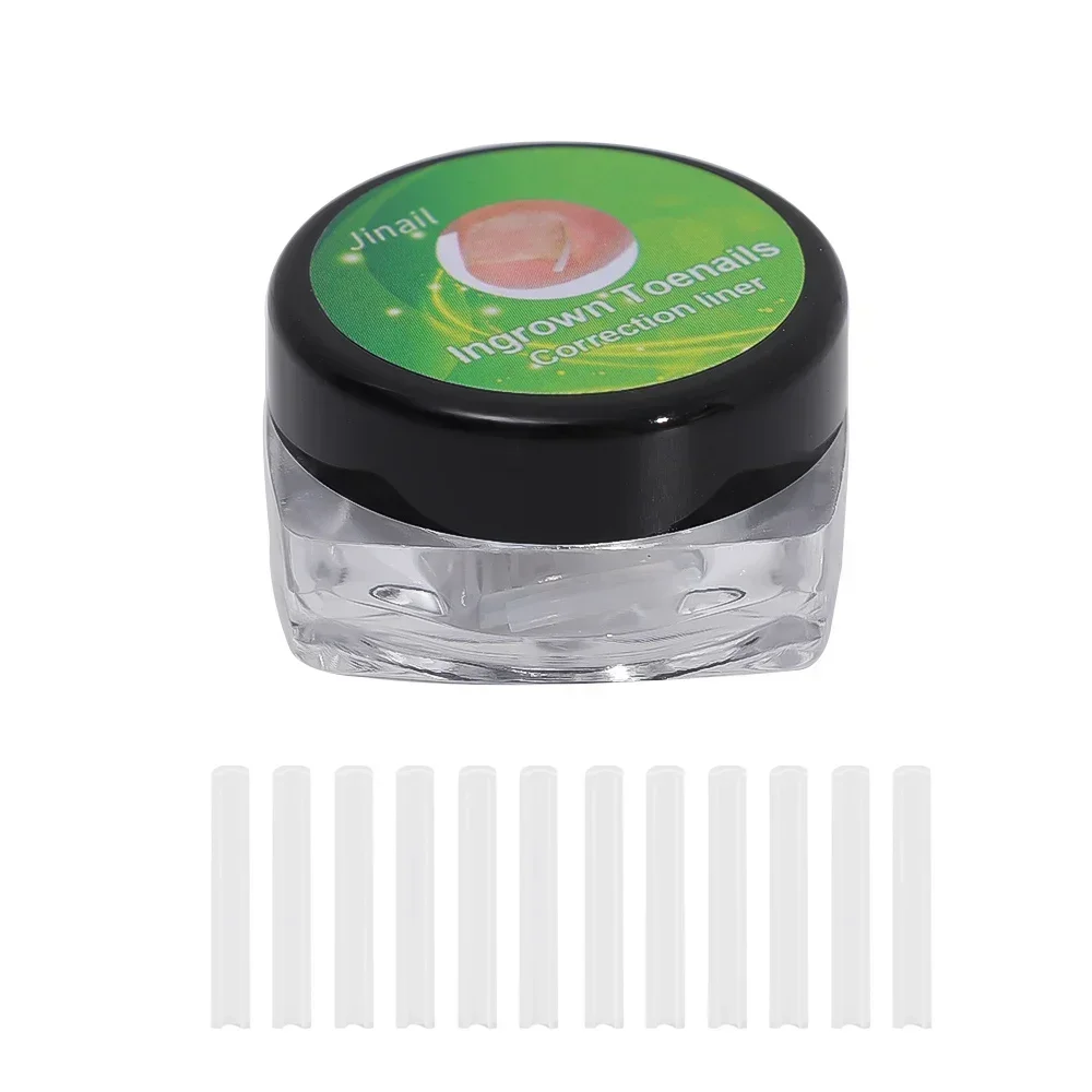 100PCS Ingrown Toenail Correction Ultra-thin Nail Treatment Elastic Patch Sticker Straightening Nails Groove Ingrown Corrector