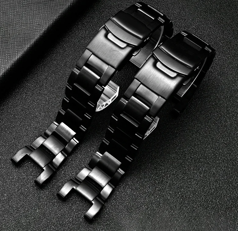 

Solid Steel Watch Strap FOR CASIO GA-1000/1100 GW-A1100/A1000 Wristwatch Accessories Band High Finished Ends Bracelet Chain