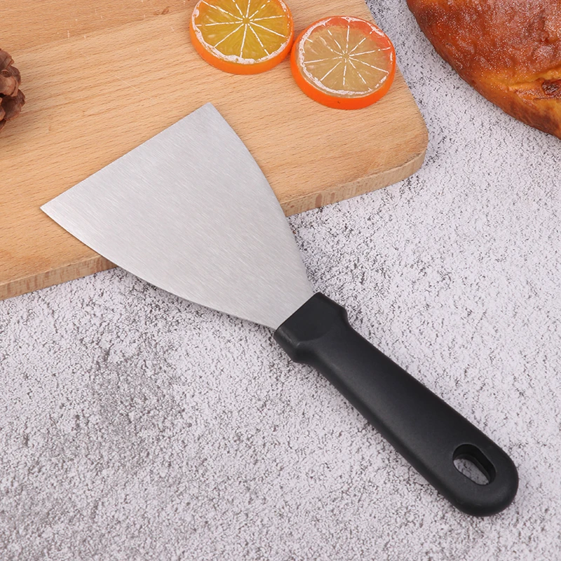 Description Picture 2 of itemShort Handle Cooking Utensils Multifunctional Griddle Spatula Stainless Steel Turner Scraper Kitchen Gadgets Ware