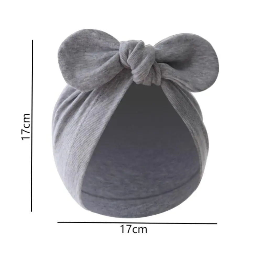 Cotton Baby Hat with Bunny Ears for Girls