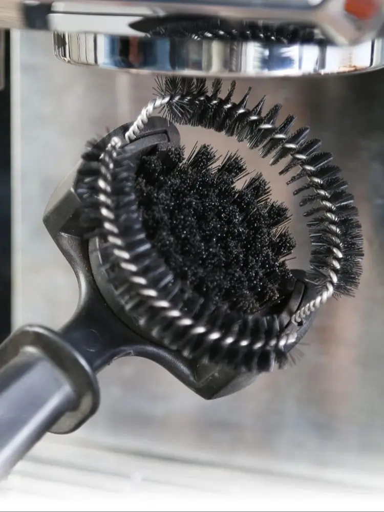 Espresso Machine Cleaning Brush with Removable Head
