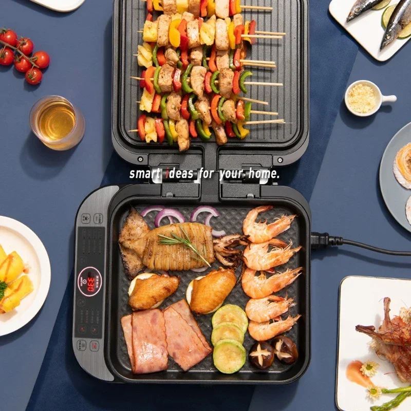 FD431 Electric Pancake Grill Removable and Washable Double-sided Household Enlarged Deepened Breakfast Machine Grill Pancake Pan 2