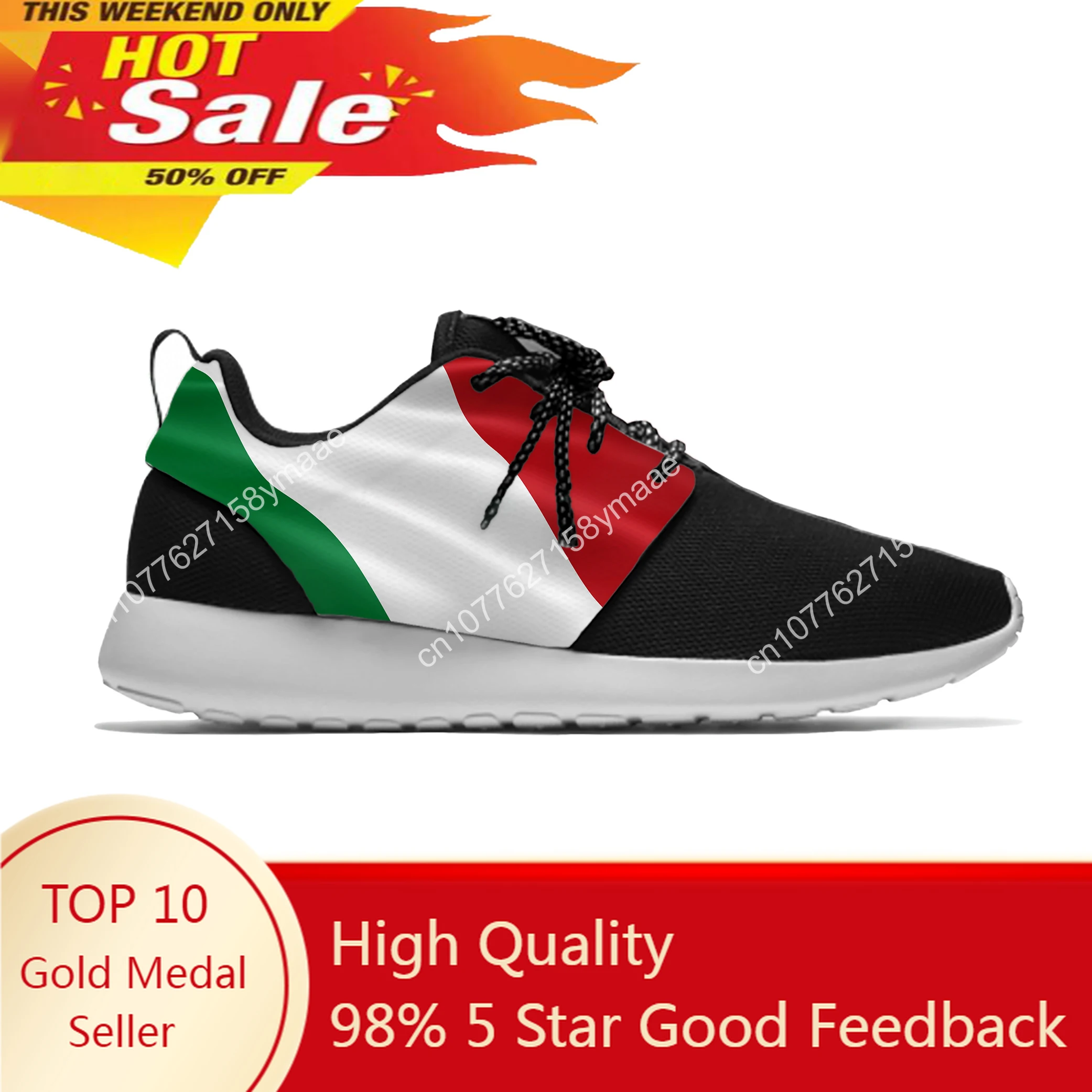 

Italy Italian Italia Flag Patriotic Fashion Funny Sport Running Shoes Casual Breathable Lightweight 3D Print Men Women Sneakers