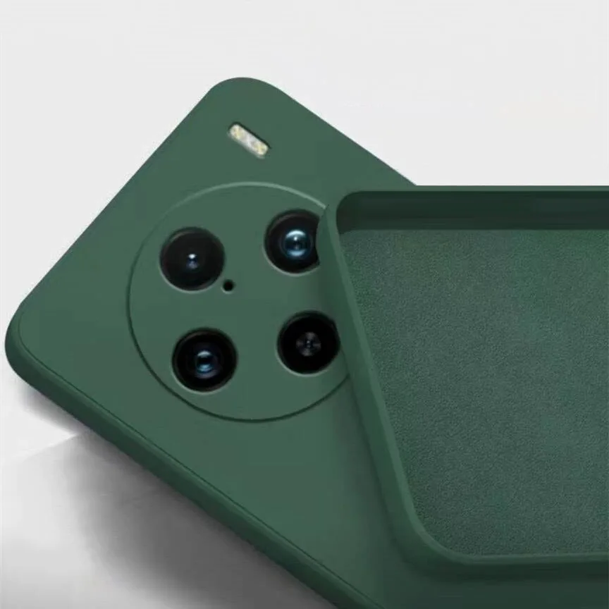 Per Vivo X100 Pro Custodia Per Vivo X100 Pro Fundas Coque Soft Tpu Paraurti Originale In Silicone Liquido Per Vivo X100 Pro