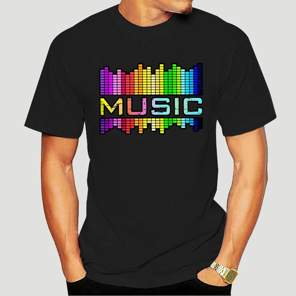 

Creative Light Up And Down Men Tee Shirt Flashing Equalizer T Shirt Rock Disco Party Clothing Dj Music T-Shirts 7017X