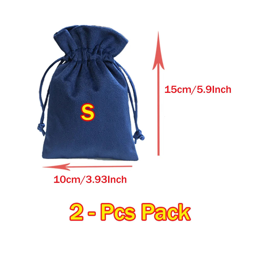 Soft Velvet Storage Bag for Sex Toys, Discreet Reusable Drawstring Pouch, Travel-Friendly Privacy Protector for Intimate Items